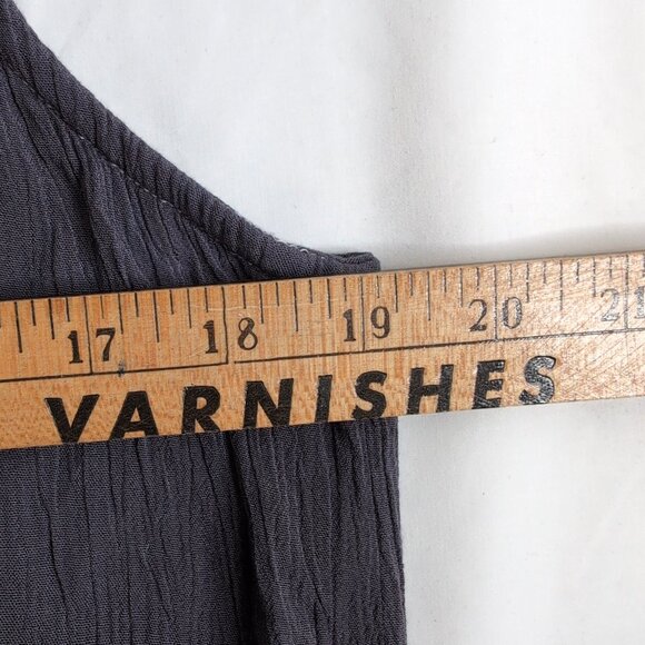 O'Neill Women's Slate Purple Issa Woven Boho Halter HI-Lo Dress Crochet, Size XL - Picture 8 of 9